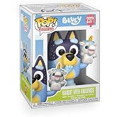Epic Collectibles Pop Bluey - Bandit with Unicorse Vinyl Figure | Bundled with Box Protector Compatible for Funko