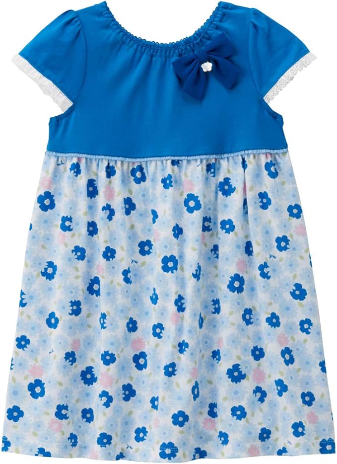 Amazon Co Jp ミキハウス Mikihouse ワンピース 12 1907 268 90cm ブルー 服 ファッション小物