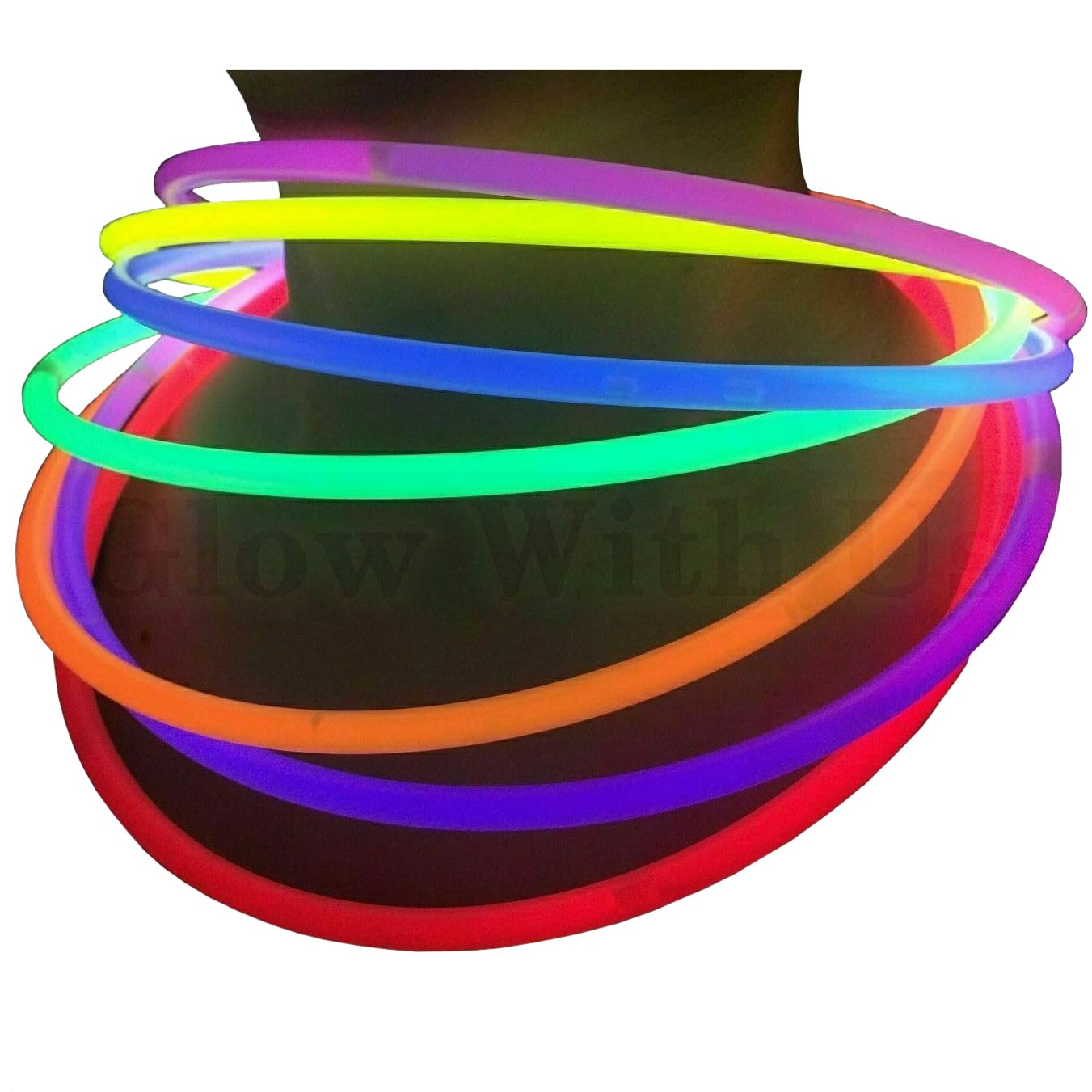 Photo 1 of ** FACTORY SEALED**
Glow Sticks Bulk Wholesale Necklaces, 100 22" Glow Necklaces, Glow 8-12 Hr, Connector Pre-attached (handy), Bright Colors, Glow-in-the-dark Party Supplies, GlowWithUs Brand