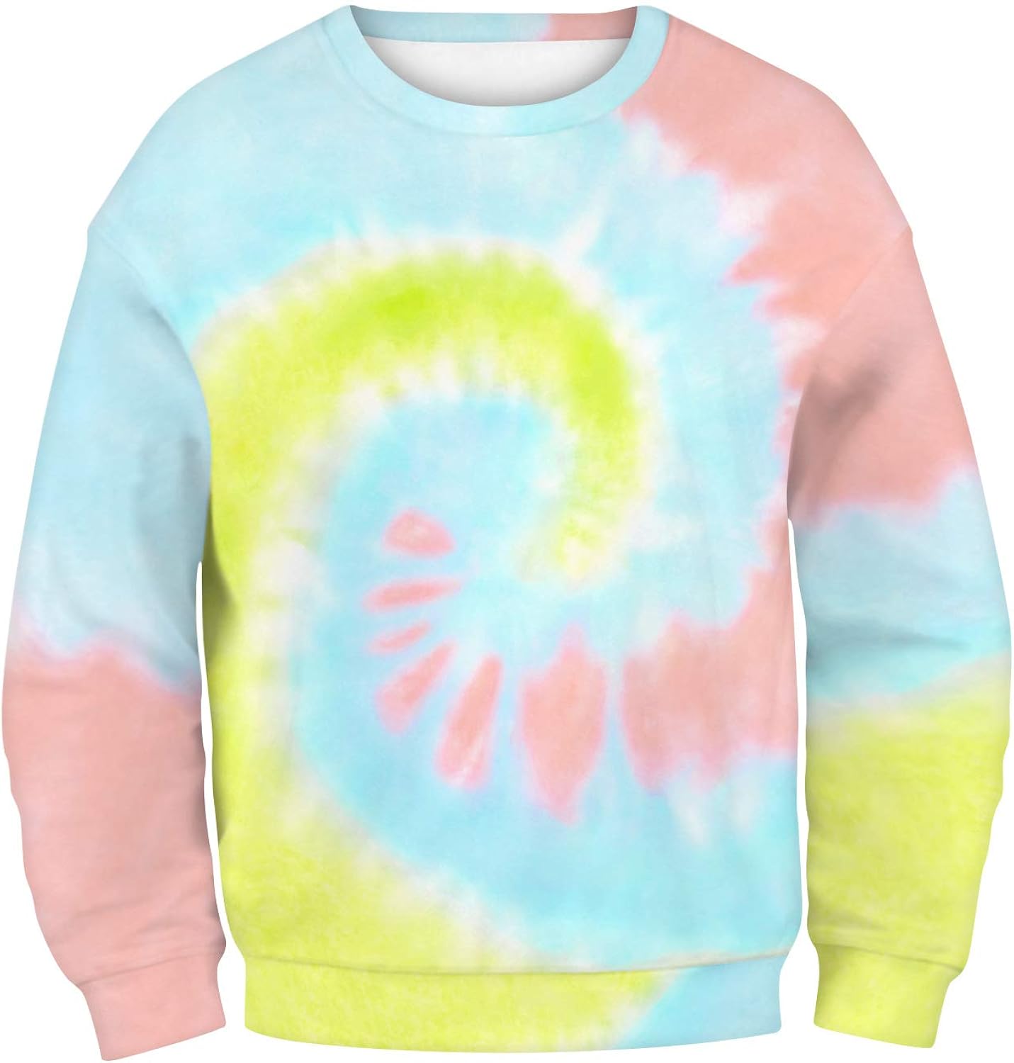 N&B collection Women Tie Dye Sweatshirt Long Sleeve Hoodies + Pants Set