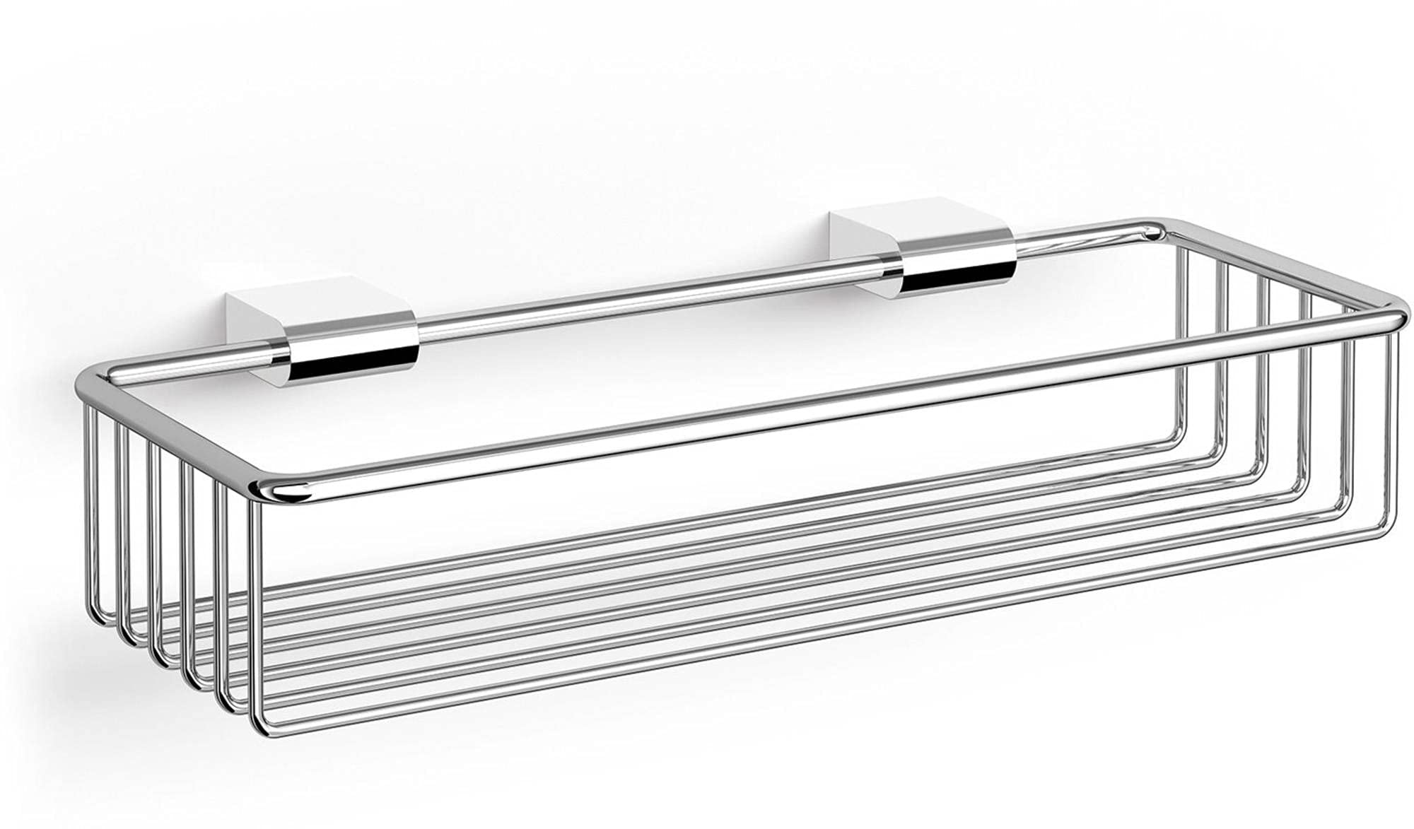 Zack Atore Shower Basket, Silver