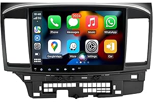 SYGAV Android 10 Car Stereo for 2008-2017 Mitsubishi Lancer EVO X with Carplay Without OEM Rockford Fosgate AMP Radio GPS Nav
