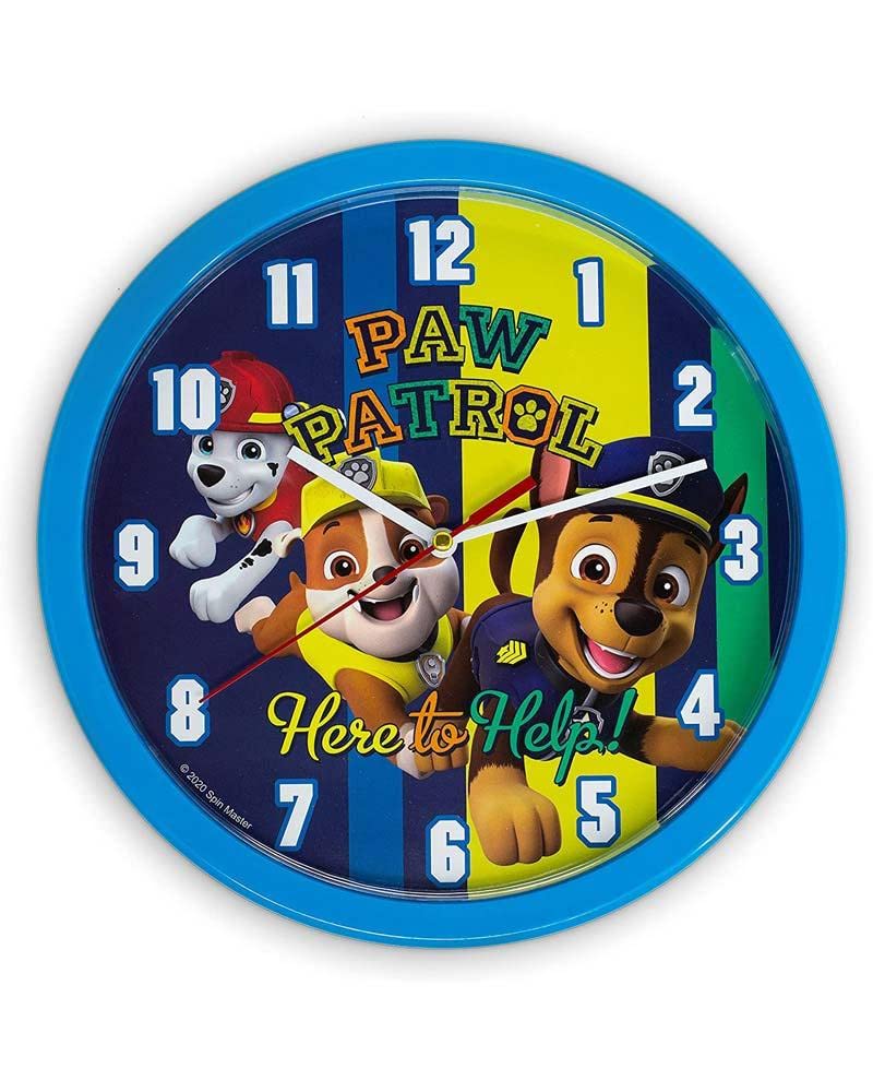 Kidslicensing Paw Patrol – Wall Clock – Children's Decorative Clock – 25 cm