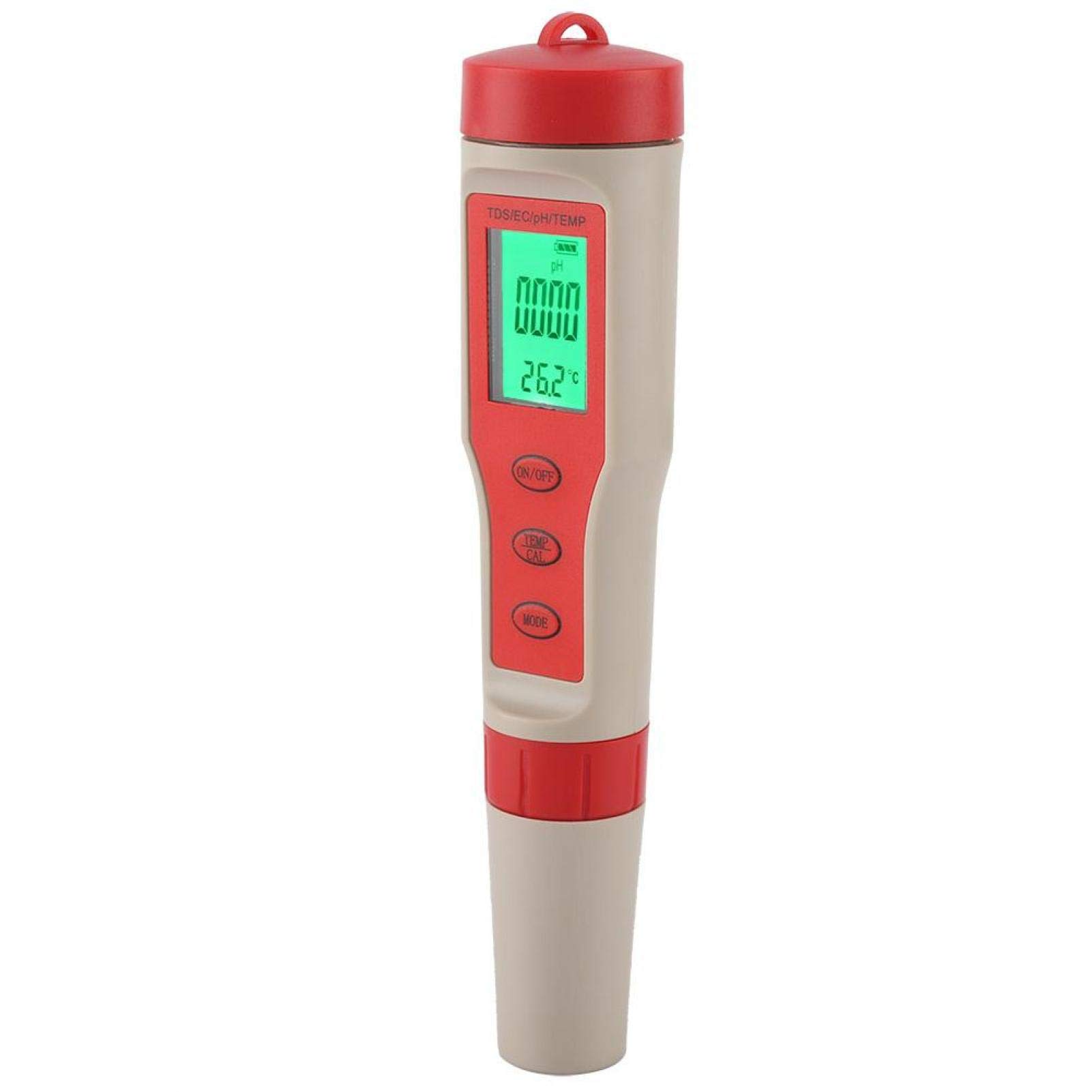 Haofy 4 in 1 Water Tester TDS Meter, Digital TDS & EC & PH & Temperature Meter for Drinking Water, Pool, Aquarium, Fish Tank, Hydroponics