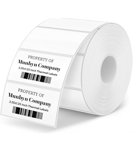 Lot De 3 Rouleaux Étiquettes Thermiques 60x20 Mm - 3000 Étiquettes Zebra Compatibles