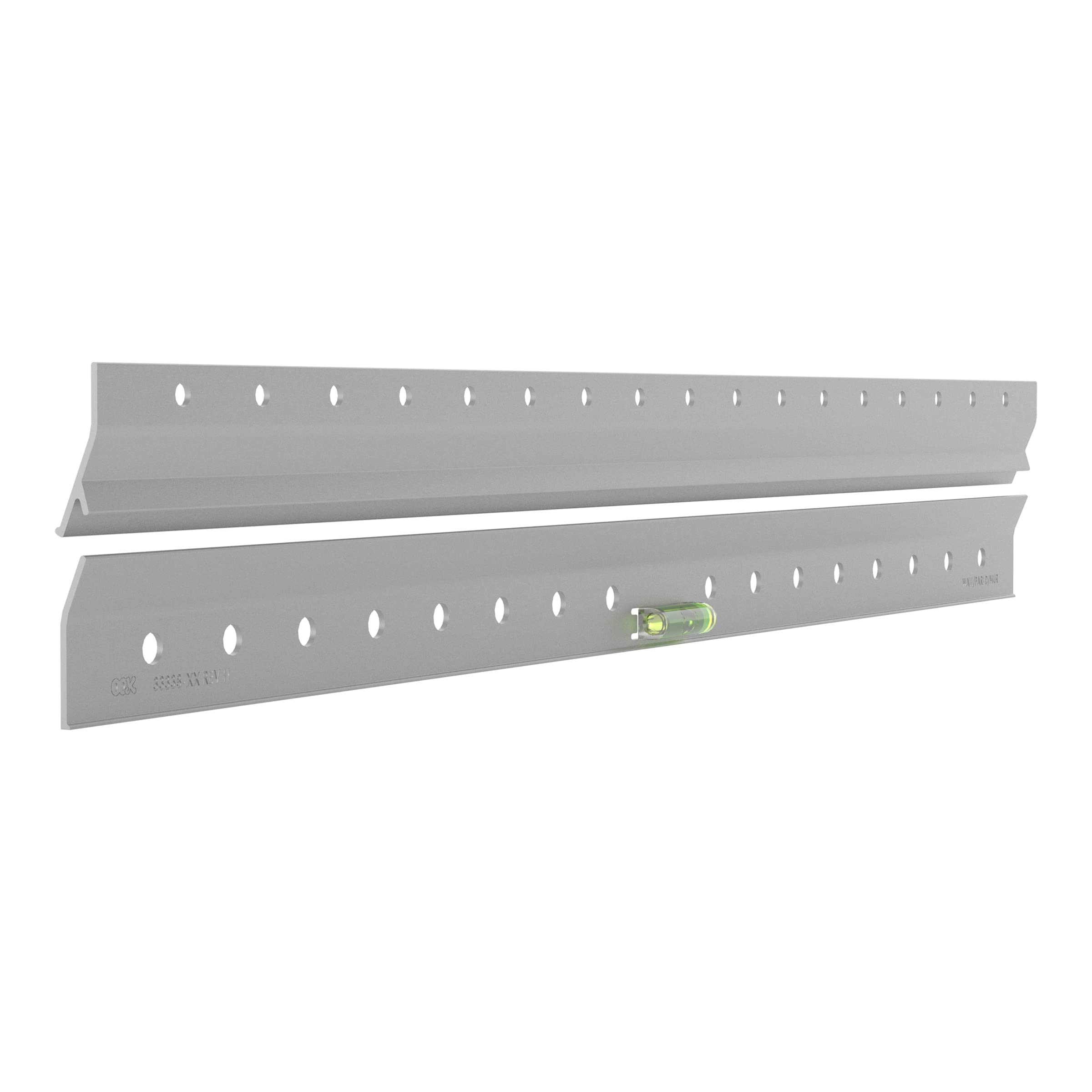 OOK 533212 French Cleat, Picture and Mirror Hanger with Hardware, 200lb, Aluminum (13 Piece)