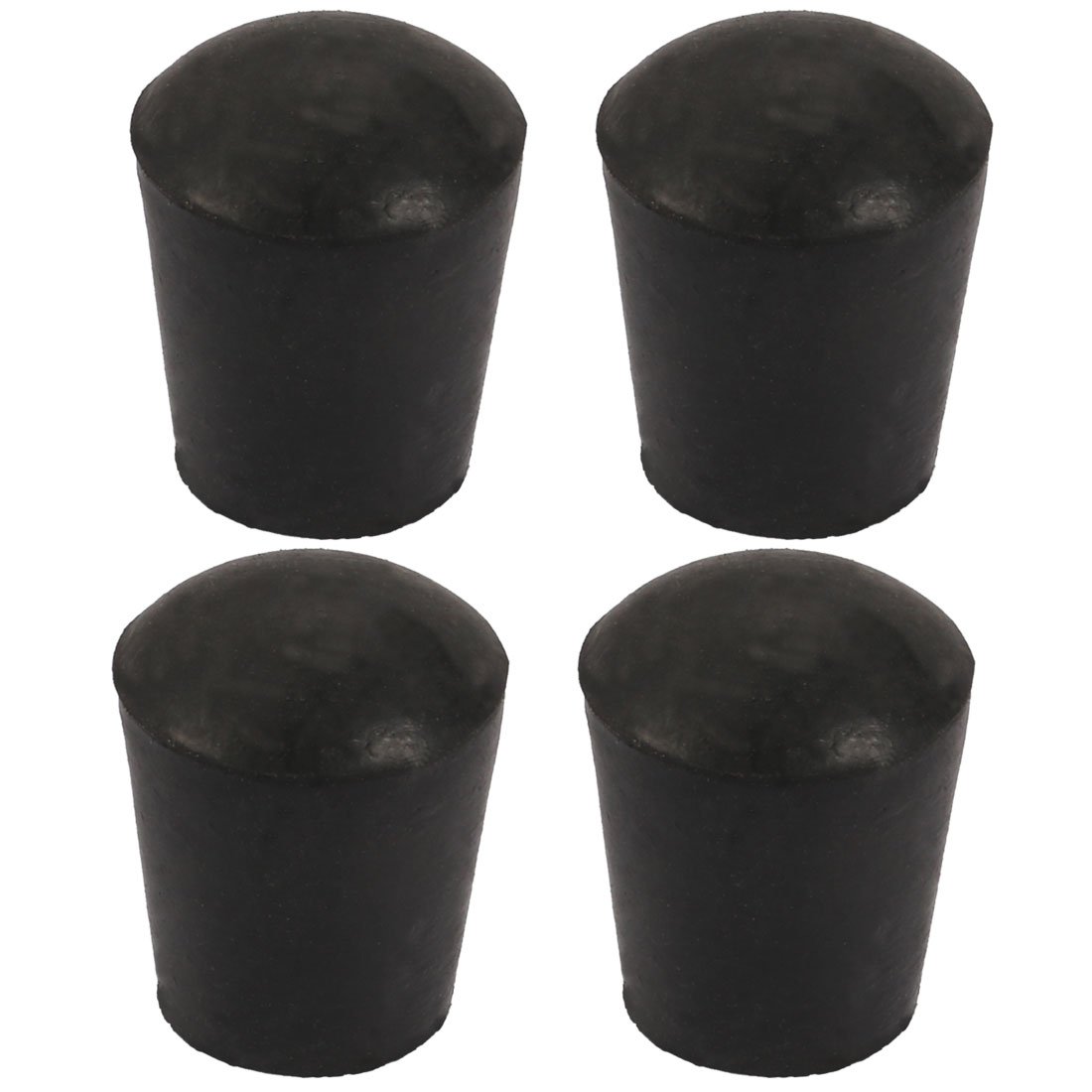 sourcingmap 4Pcs Furniture Table Chair Round Rubber Leg Tip Cap 16mm Inner Diameter