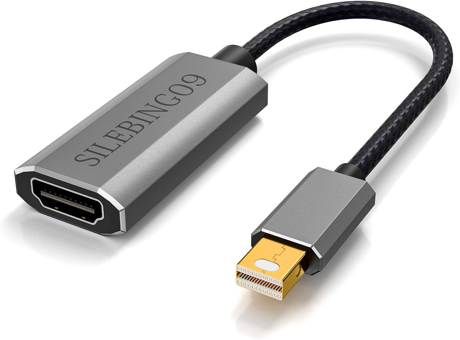 Amazon Com Silebing09 Mini Displayport To Hdmi Adapter 1080p Mini Dp To Hdmi Converter For Macbook Microsoft Surface And More Electronics