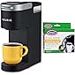 Keurig K-Mini Single Serve K-Cup Pod Coffee Maker (Black) with Cleaning Cups (5 Cups) Bundle (2 Items)