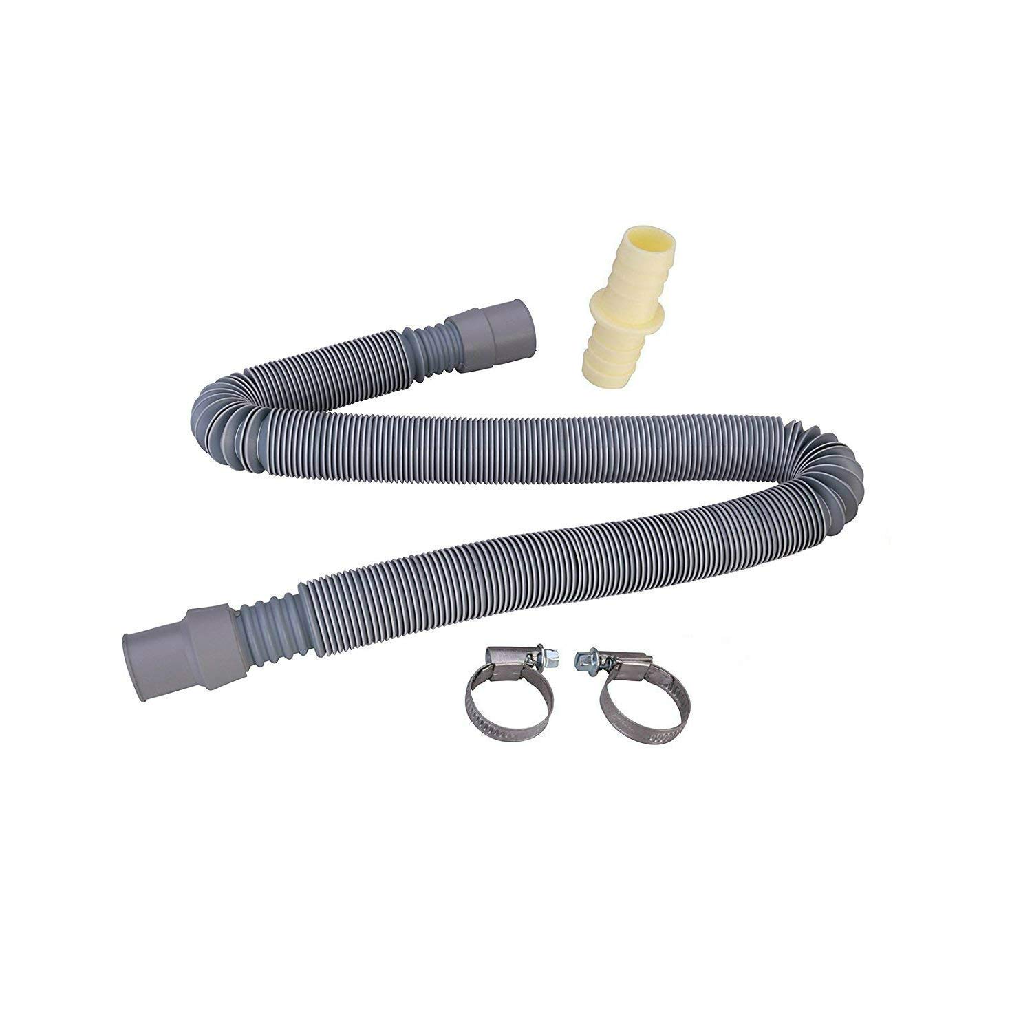 Find A Spare Drain Hose Extension Kit for Washing Machines Dishwashers 70-200 cm