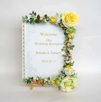 Amazon Co Jp ウェルカムボード 完成品 手作り a4サイズ ウェディング ブライダル 結婚式 贈り物 プレゼント イーゼル付 Wb0416 ホーム キッチン Amazon Co Jp ウェルカムボード 完成品 手作り a4サイズ ウェディング ブライダル 結婚式 贈り物 プレゼント イーゼル付 Wb0416 ホーム キッチン