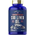 Carlyle Cod Liver Oil Softgels | 1245mg | 250 Count | Norwegian | Non GMO, Gluten Free