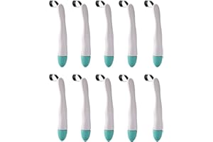 SMILEHEVEN Orthodontic Dental Matrix-Profect Bands Dental Sectional Matrix System Yellow/Red/Blue/Green (10PCS-Green-Curved-6mm)