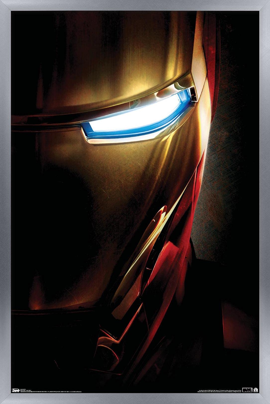 Trends International Marvel Iron Man – One Sheet Wall Poster, 22.375″ x 34″, Silver Framed Version