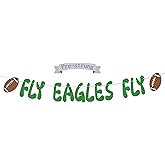 Football Themed Garland Bunting, Football Birthday Party Decorations (Pre-Strung)