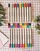 Fabric Markers, Rosaliny 20 Colors Permanent Fabric Marker-Bullet Tips Non-toxic Fabric Paint Pen with 2 Magic Disappearing Markers & 1 Gift