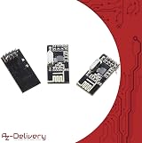 AZDelivery 3 x NRF24L01 2.4GHz Wireless RF Transceiver Module for Arduino view 3