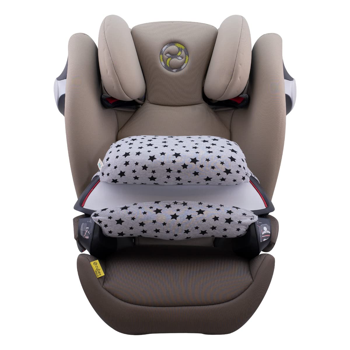 JYOKO KIDS Cover liner accessory for car seat made cotton compatible with Cybex Pallas M and Pallas B - Fix (Black Star)