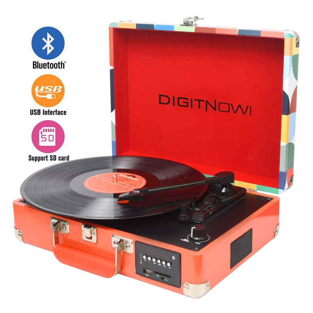 DIGITNOW! Bluetooth Record Player BeltDrive 3Speed Amazon.co.uk
