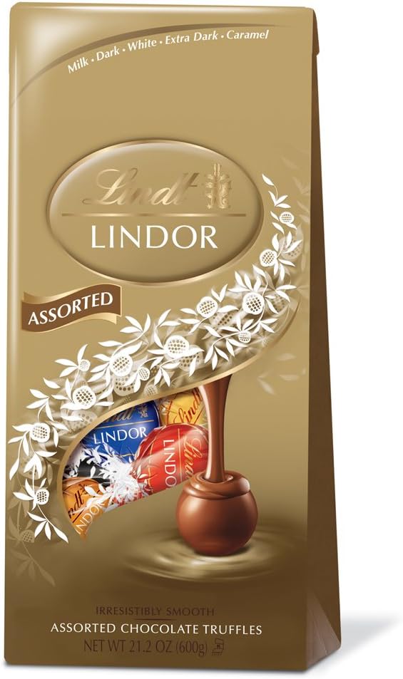 Lindt Lindor Truffles Assorted 5 Flavors 50ct Gift Bag Amazon.co.uk
