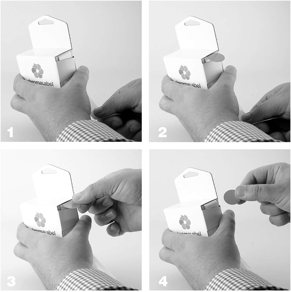 ChromaLabel 1 Inch Round Removable Color-Code Dot Stickers, 1000 per Dispenser Box, Fluorescent Pink : Office Products