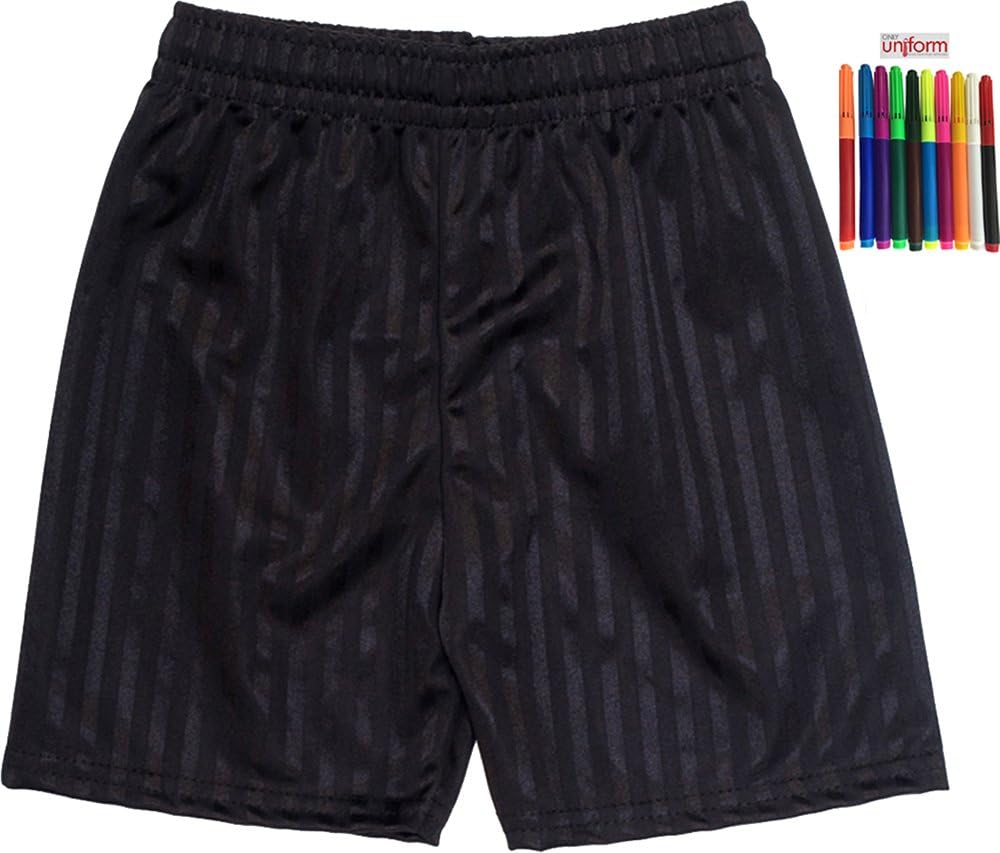 ONLYuniform Shadow Stripe Gym Sports Games School PE Shorts Unisex