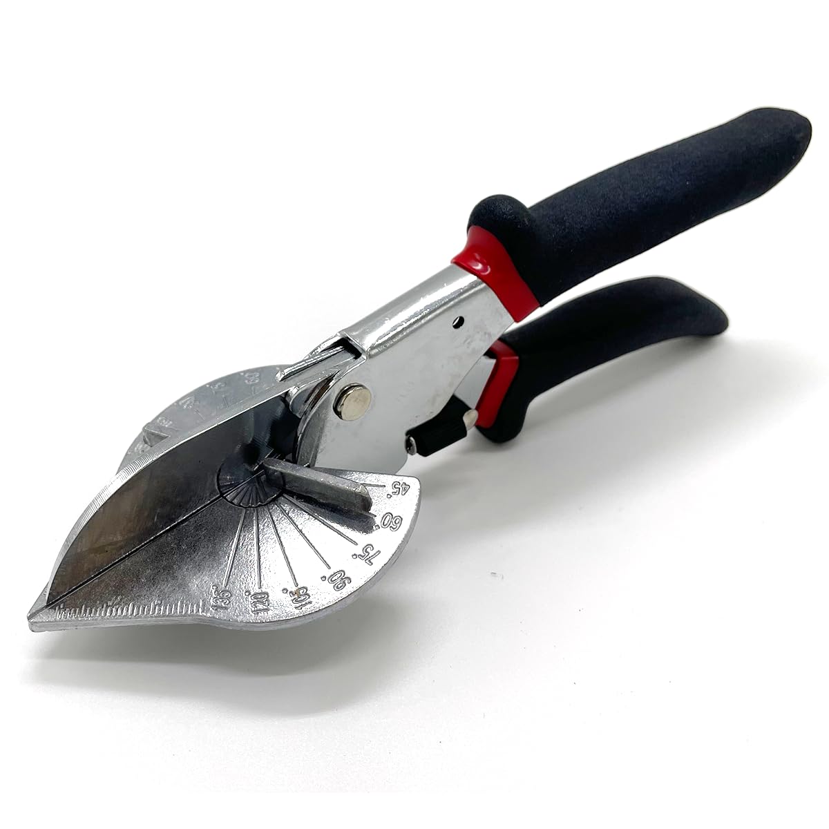 Multi Angle Miter Shear Cutter Hand Tools,45-135 Degree Adjustable Angle Scissors Trim Shears Tools for Vinyl Wood Molding Trim
