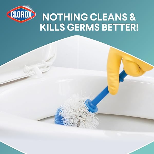 CLOROX TOILET BOWL CLEANER CLINGING BLEACH GEL, OCEAN MIST, 24 FLUID OUNCES (PACKAGE MAY VARY)
