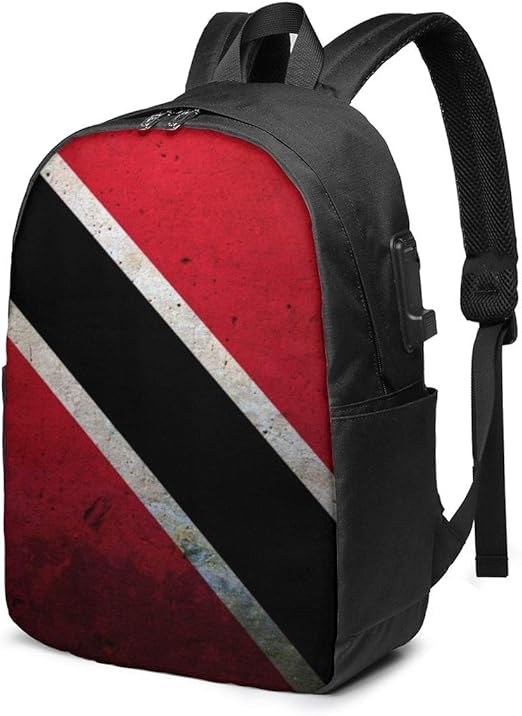 Flag of Trinidad and Tobago Laptop Backpack with USB