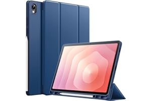 JETech Case for Samsung Galaxy Tab S11 with S Pen Holder, Soft TPU Tri-Fold Stand Protective Tablet Cover, Auto Wake/Sleep (N