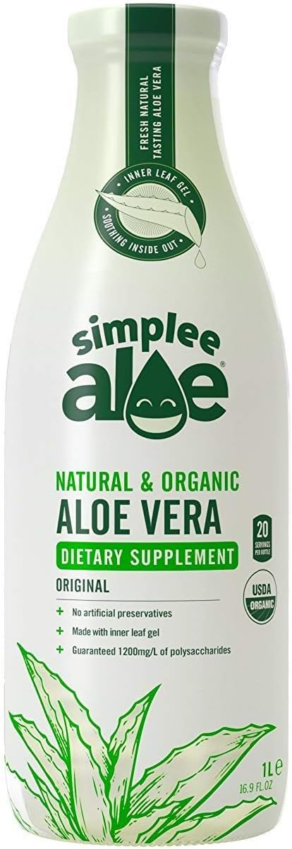 Simplee Aloe Aloe Vera Juice Original 1 Litre (Pack of 3)