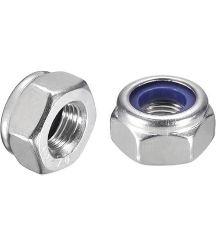M12 X 1.25 Ti Tanium Hex Flange Nut / Aerospace Grade Bike Motorcycle