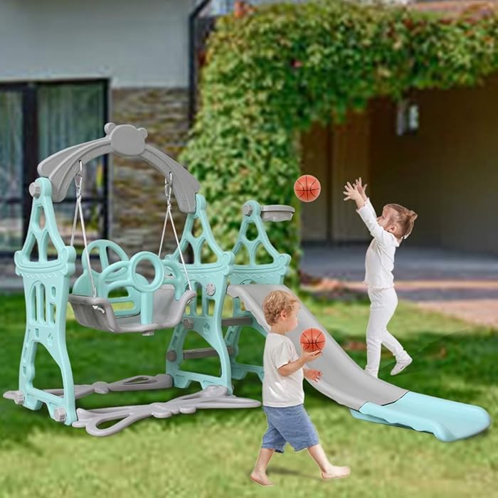 Buy Toddler Climber and Swing Set, 3 in 1 Kids Play Climber