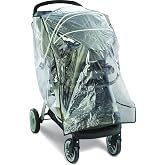 Graco Stroller Rain Cover, Waterproof Windproof Universal Fit with Pocket | Waterproof &amp; Windproof Stroller Protection; Universal Fit for Most Strollers