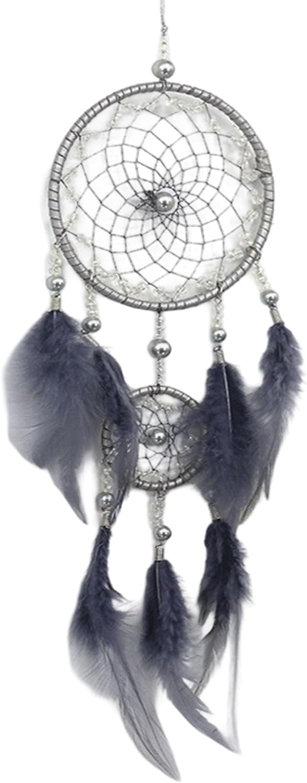 GZGRYTRC Boho Dream Catcher Wall Hanging for Boys - Handmade White Decor