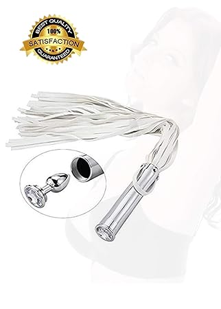 Marilia 2 in 1 Multifunktionspeitsche Cosplay Kostüm für Frauen und Männer, Weiß