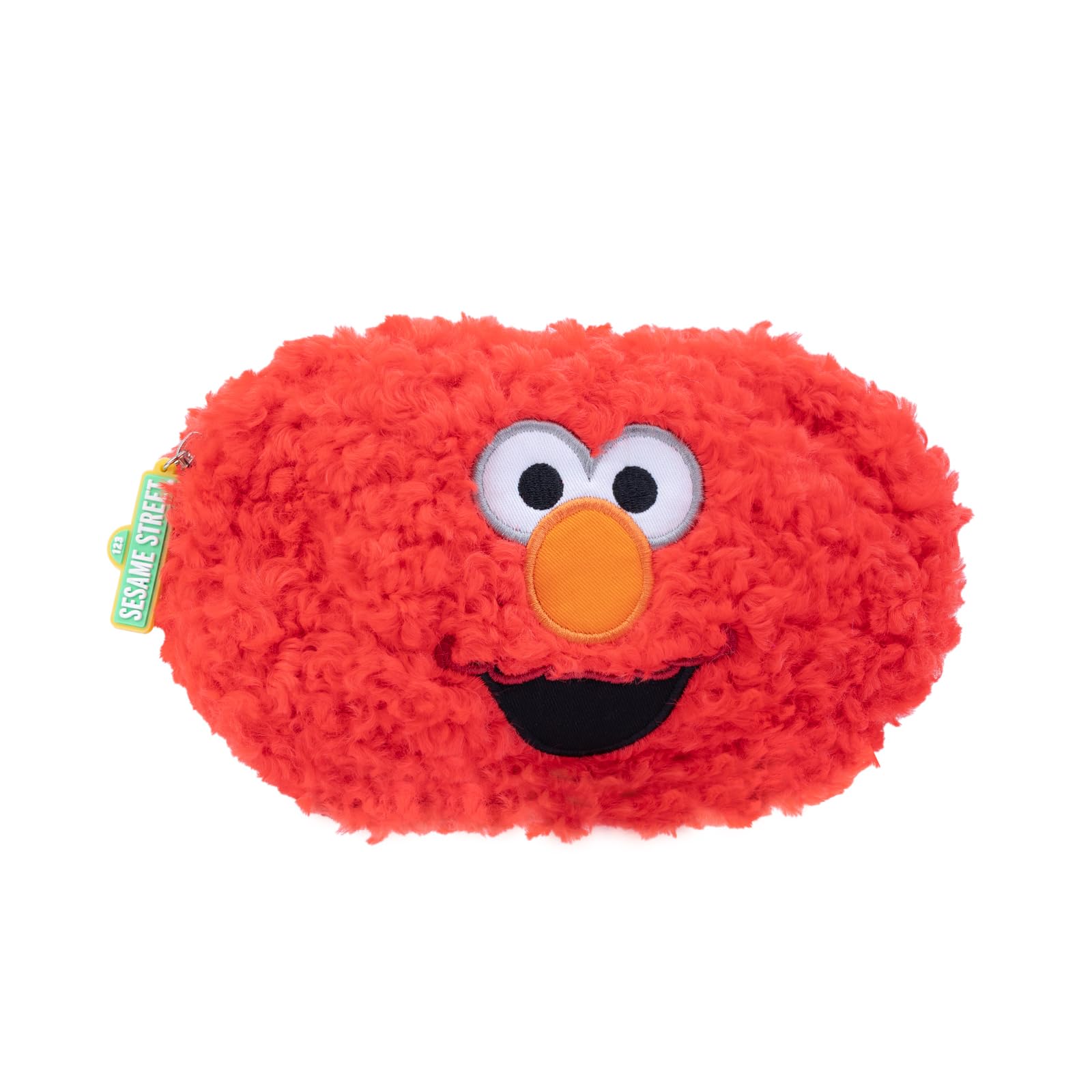 Grupo Erik School Pencil Case - Sesame Street Elmo Gifts | Cute Makeup Bag, Plush Pencil Case, Back to School Supplies, Office Stationery Supplies
