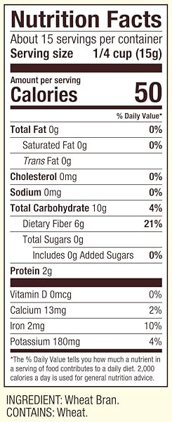 BOB’S RED MILL WHEAT BRAN, 8OZ (PACK OF 1) – NON GMO, VEGAN, KOSHER