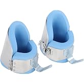 Gonetre Sports Hanging Boots Fitness Training Growth Gym Inversion Therapy Upside Down Shoes for Back Pain Relief and Muscle Stretching Aluminum Alloy EVA Material Single Size