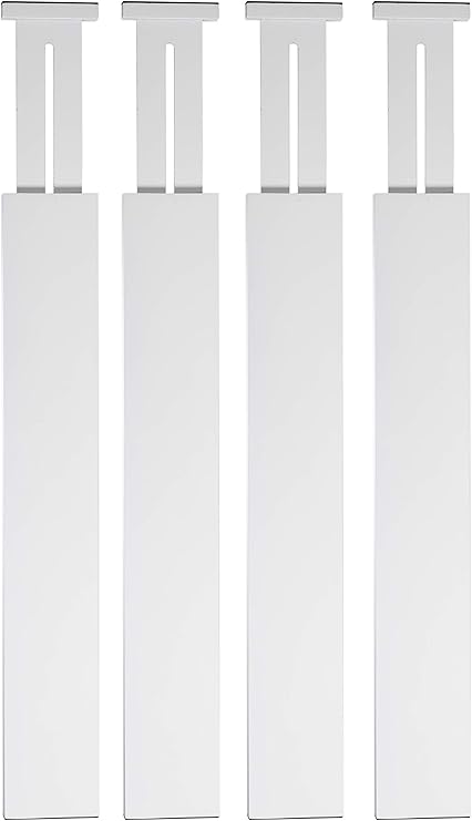 Amazon Com Bambusi Bamboo Kitchen Drawer Dividers 4 Pack Drawer