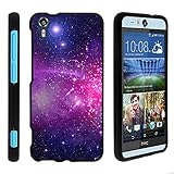 Desire EYE Case, Full Body Armor Snap On Hard Case Cover for HTC Desire EYE (AT&T) from MINITURTLE | Includes Screen Protector and Stylus Pen - Heavenly Stars
