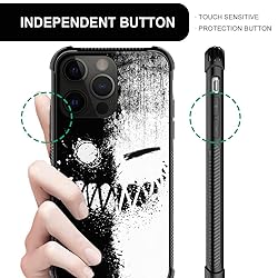 TnXee Compatible with iPhone 14 Pro Case,Ghost Face