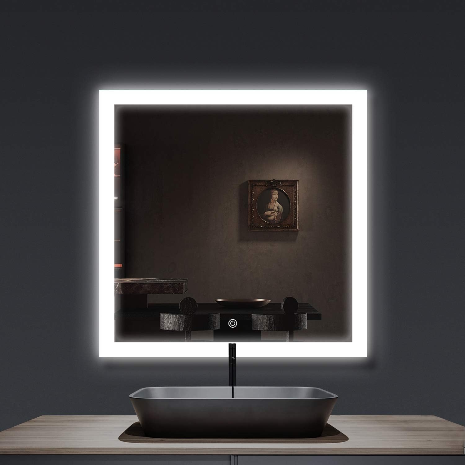 Amazoncom Smartrun Wall Mounted Lighted Backlit Mirror Amazoncom Smartrun Wall Mounted Lighted Backlit Mirror