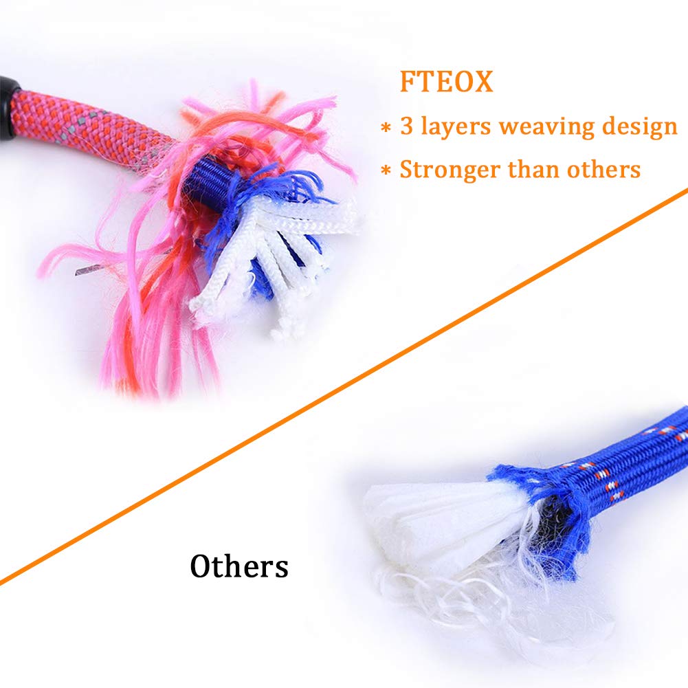 Dog Leash,Sturdy Nylon Dog Leash with Comfortable Padded Handle Reflective Leash for Night Safety.4/6ft Long - Perfect Leashes For for Small Medium Large Dogs (6 feet, Light Blue)