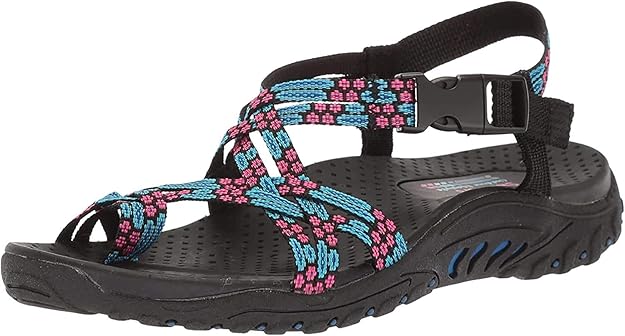 Amazon.com | Skechers Women's Reggae-Loopy Sandals | Sport Sandals & Slides