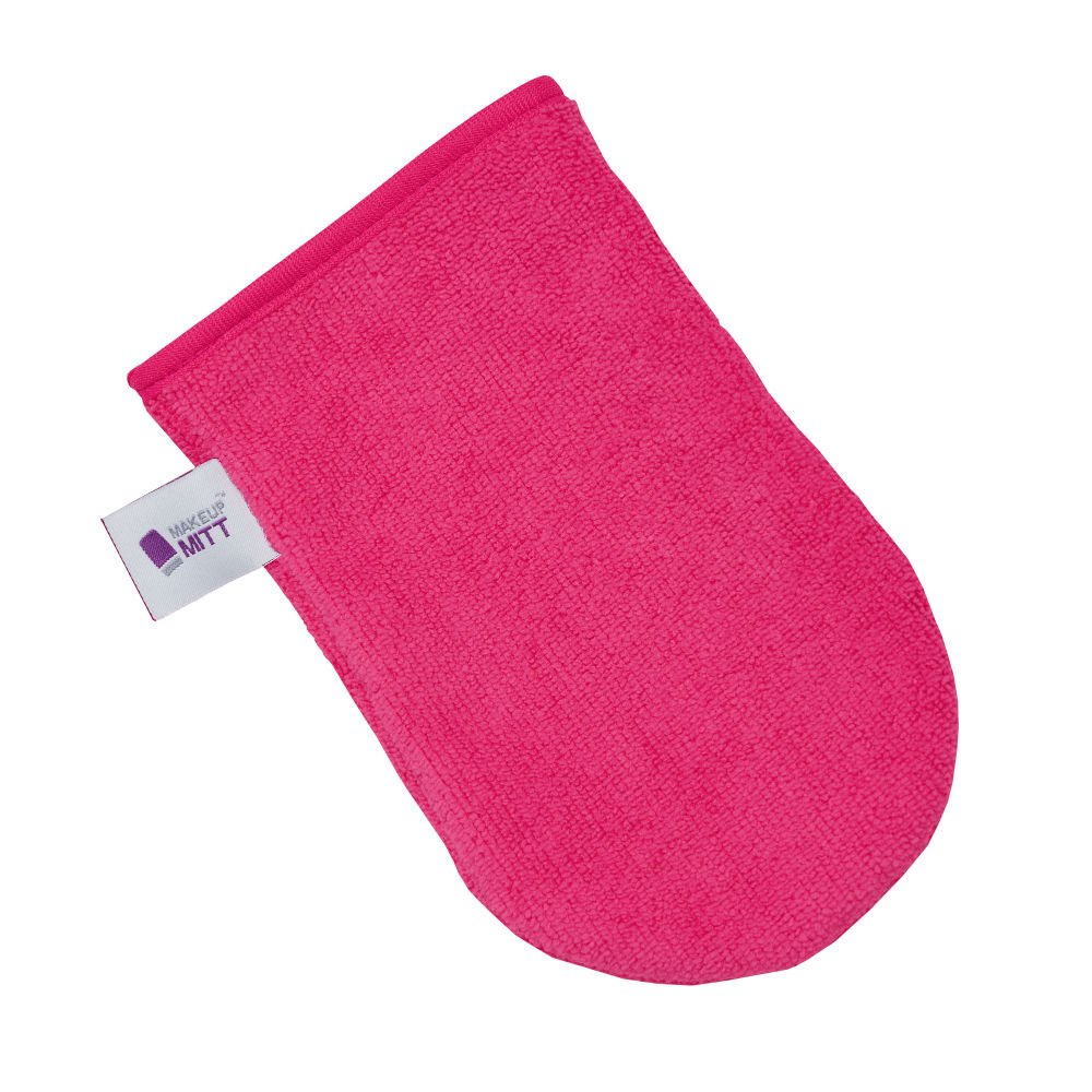 Makeup Eraser Mitt Exfoliating Makeup Remover Cleansing Mitt | Easily Removes Foundation, Primer, Concealer, Mascara, Blusher & Eyeshadow Using Only Water