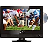 Supersonic SC-1312 13.3” Widescreen LED HDTV with Built-in DVD Player
