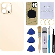 Perzework OEM Vitre Arrière De Rechange Pour IPhone 12 Mini