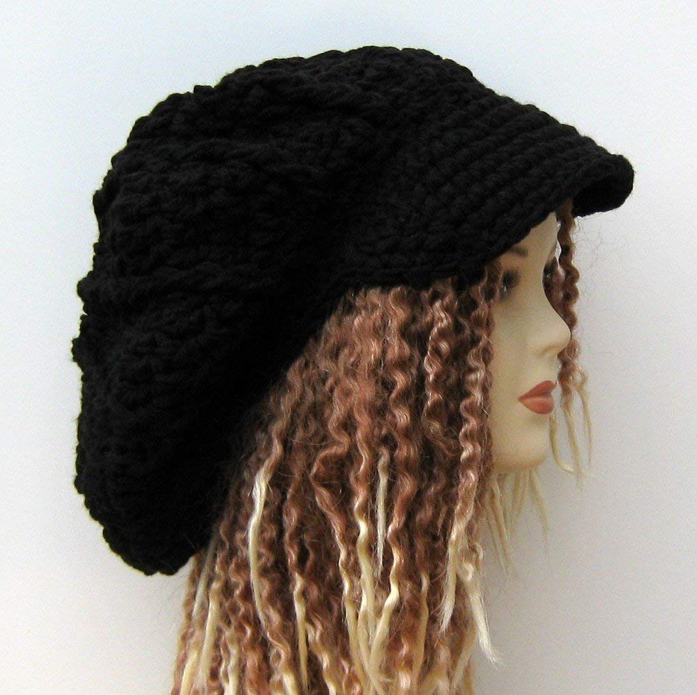 slouchy newsboy hat