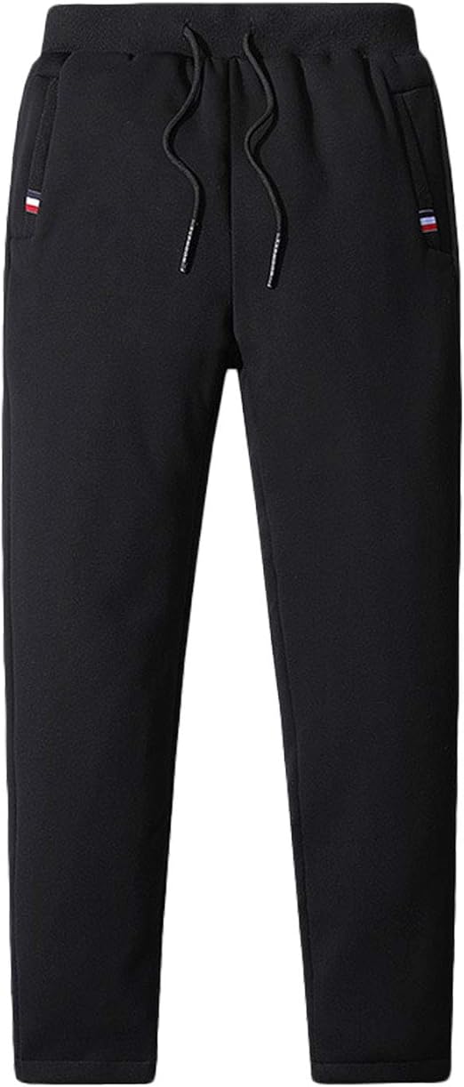 Jenkoon Mens Ultra Soft Sherpa Lined Athletic Sweatpants Fleece Track